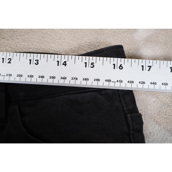 Flying Monkey Jeans Womens 31 Black Stretch Denim Skinny Pants Style F4207 - Picture 5 of 8